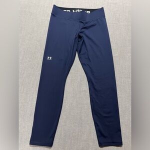 Under Armour Leggings - Navy Blue - Size Large